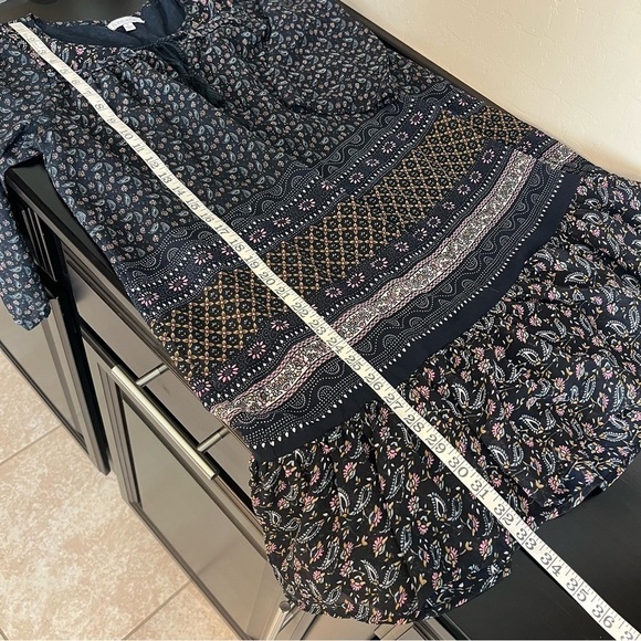 Anthropologie Patrons of Peace flowy tunic Dress, lined, 3/4 sleeve, size S - Picture 10 of 13